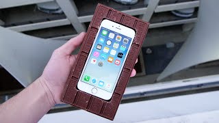 Can a Chocolate Bar Protect an iPhone 6S from 100 FT Drop Test?