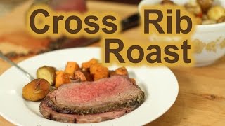 How To Make A Cross Rib Beef Roast Dinner With Roasted Potatoes | Rockin Robin Cooks