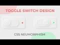 🎨 CSS Animation: Neumorphism Button | CSS Tutorial | Speed Art | UI Checkbox
