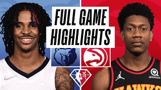 GRIZZLIES at HAWKS | FULL GAME HIGHLIGHTS | March 18, 2022