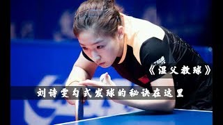 Exclusive Liu Shiwen's serve teaching: mastering table tennis hook serve