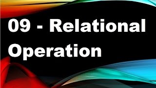 java tutorials urdu NFN 9 Relational Operations