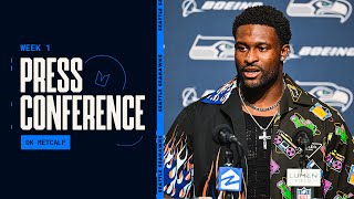DK Metcalf: "I Can't Wait To Get Back To It Tomorrow" | Postgame Press Conference - Week 1