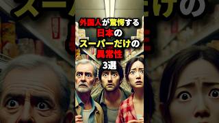 外国人が驚愕する日本のスーパーだけの異常性３選　#海外の反応 #日本文化 #日本人 #雑学 #shorts