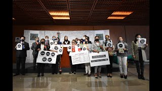 Conferencia de prensa de legisladores de diversos Grupos Parlamentarios sobre #EtiquetadoClaro