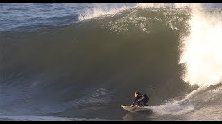 Closing November with a swell that brought large waves to Hermosa Beach