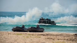 USMC Amphibious Landing Exercise With South Korean Troops - Cobra Gold 2017