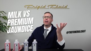 Milk vs Premium Jaundice, Some embalmers use milk to embalm jaundice bodies, why would they do that?