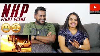 Nerkonda Paarvai Fight Reaction Review | Malaysian Indian Couple | Action Sequence | Ajith Kumar