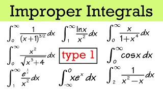 Type 1 improper integrals! calculus 2
