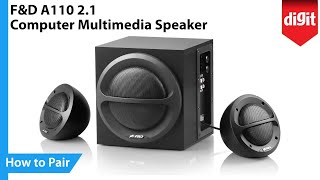 F\u0026D A110 2.1 Computer Multimedia Speaker - How to Setup