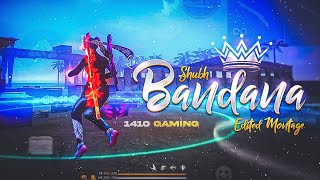 Bandana Free Fire Montage | Trending Song 🔥| free fire song | free fire status