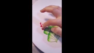 Simple cool art yet drawing technique|finger drawing|handcraft trick|