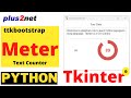 Ttkbootstrap Meter widgets to show number of chars entered by user with colour zone bands #9