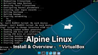 Alpine Linux : Small, Simple, Secure - Install & Overview