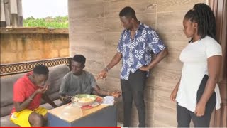 WAHALA 😢🤣 KWAKU MANU’S DAUGHTER VIDA USES A DOG 🐕 BOWL / PLATE TO SERVE FILAMAN AND POSSI FOOD 🥘