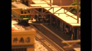 江ノ電ジオラマ～タンコロ編～　N-gauge Enoden trains