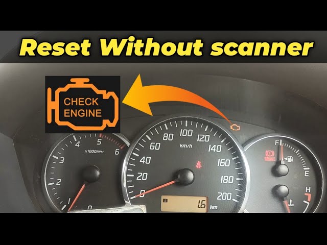Mercedes Check Engine Light Reset Without Scanner