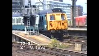 Class 304 EMU leaves Manchester Piccadilly 1992