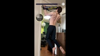 (삐소리O)풀업 88개. 하루 8분 턱걸이. 등 맨몸운동 루틴 | (Beep SoundO)11X8 Pull-Ups In 10sec. 8min For Back(Day596)