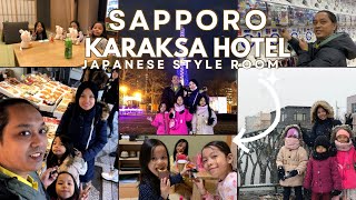 KARAKSA HOTEL SAPPORO: Experience Japanese style room with onsen #sapporo #japan