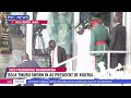 (Watch) President Tinubu Makes His way to the Podium