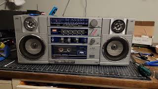 JVC PC-150C Portable Stereo Demonstration 12 May 2022