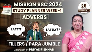 வெற்றிக்கான முயற்சி | Study Planner Week-I | Adverbs / Fillers / Para Jumble | PriyaKrishnan | Race