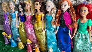 Disney Princess Doll Makeover ~ DIY Miniature Ideas for Barbie - Wig, Dress, Faceup, and More! DIY