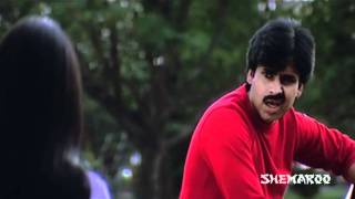 Attharintiki Daaredhi Hero Pawan Kalyan and Bhoomika's fight - Kushi Movie Comedy Scenes