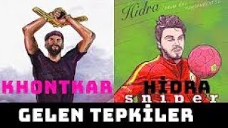 Hidra - SNIPER   TÜM GELEN TEPKİLER [KHONTKAR DİSS]