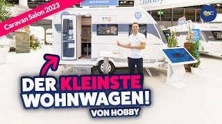 Der KLEINSTE Caravan: 2024 Hobby ONTOUR 390 SF! | Caravan Salon Düsseldorf 2023 × Camperland Bong