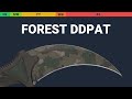 Karambit Forest DDPAT - Skin Float And Wear Preview