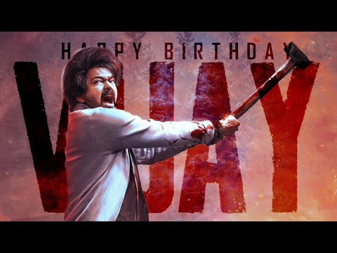 Thalapathy Vijay Birthday Mashup | Happy Birthday Thalapathy ...