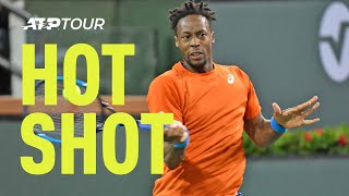 Hot Shot: Monfils Shows You What It's Like To Be In The Zone In Indian Wells 2019