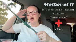 🇦🇺 Low income family of 13 ❤️ Kmart Christmas 2024 | Car chat and haul