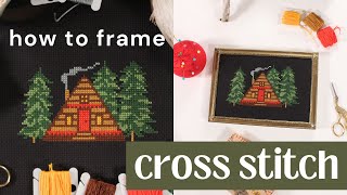 Mount And Frame Cross Stitch Like A Pro!