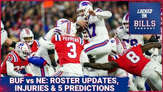 Bills vs. Patriots: Roster updates, Josh Allen honored again, injury update & 5 game predictions