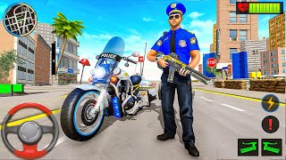 Police Moto Bike Chase Crime - City Patrol Simulator - Mobile Gameplay [Police Game Android]