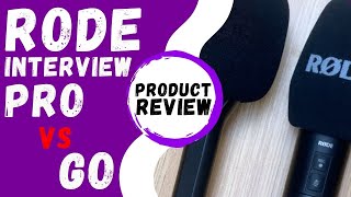 Rode Interview Pro Review (Vs Dynamic Microphone VS Rode Interview Go)