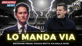 COLPO DI SCENA! MOTTA VIA DALLA JUVE! Elkann ha deciso!