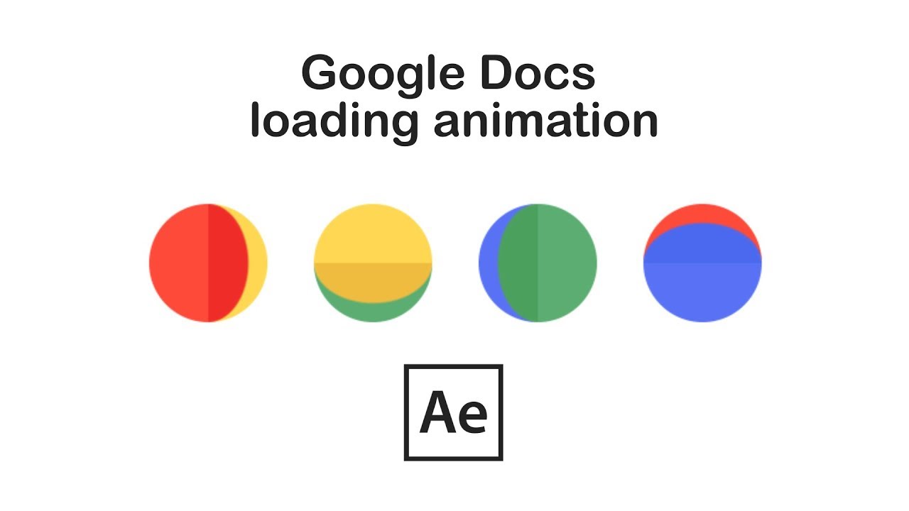 Google Docs Animation In After Effects Youtube