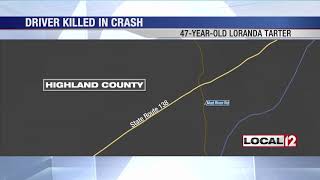 Coroner identifies driver killed in fiery Highland County crash