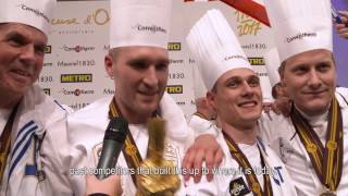 Chefs at the 2017 Bocuse d'Or competition discuss innovative equipment