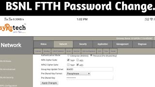 how to change bsnl ftth wifi password | Wifi ka password kaise change kare | Bsnl Ftth Wifi