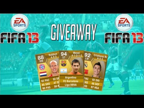 FIFA 13| INSANE GIVEAWAY- INCLUDING TOTW, TOTS + TWO 87'S FIFA 13| INSANE GIVEAWAY- INCLUDING TOTW, TOTS + TWO 87'S