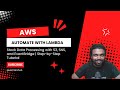 AWS: Data Processing with Lambda, S3, SNS, and EventBridge | Step-by-Step Tutorial