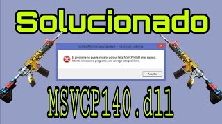 Método ACTUALIZADO [2020] SOLUCIÓN ERROR falta de archivo MSVCP140.dll ó MSVCP100.dll  Pubg Lite 😱