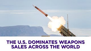 Lockheed Martin, Boeing, and Raytheon are the world’s top weapon manufacturers.