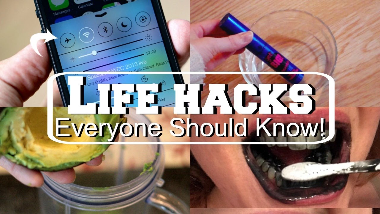 10 Life Hacks Everyone Should Know! - YouTube